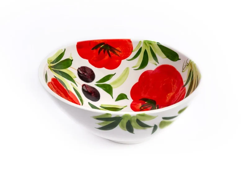 Oldenhof Organische Schaal Met Tomaten En Olijven ø 20 Cm 1 Oldenhof Organische Schaal Met Tomaten En Olijven ø 20 Cm