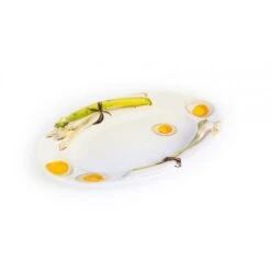 Oldenhof Ovale Schaal Met Asperges En 4 Halve Eieren