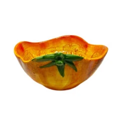 Oldenhof Pompoen Kom ø 21 Cm Aardewerk