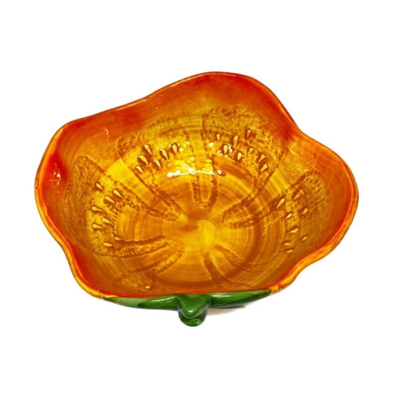 Oldenhof Pompoen Kom ø 21 Cm Aardewerk 2 Oldenhof Pompoen Kom ø 21 Cm Aardewerk - Afbeelding 2