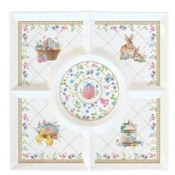 Oldenhof Spring Bloom Tapasbord 25 X 25 Cm Porselein