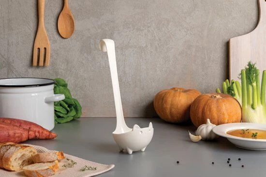 Ototo Katie Soeplepel 27 Cm Kunststof Wit 2 Ototo Katie Soeplepel 27 Cm Kunststof Wit - Afbeelding 2