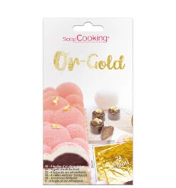 ScrapCooking Eetbare Goudvellen 24 Karaats 4 Vellen Goud