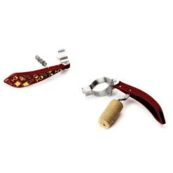 Peleg Bottle Tie Kurkentrekker Wijnglazenpatroon 11,5 Cm Rvs Rood -Kook Winkel peleg bottle tie kurkentrekker wijnglazenpatroon 11 5 cm rvs rood54