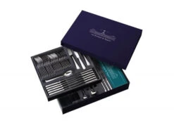 Keltum Perlé Bestekcassette 9-persoons Rvs 90-delig
