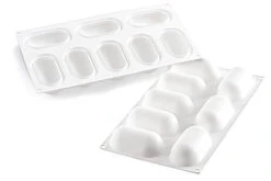 Silikomart Pillow 80 Bakvorm 8 Gebaksvormen Silicone Wit