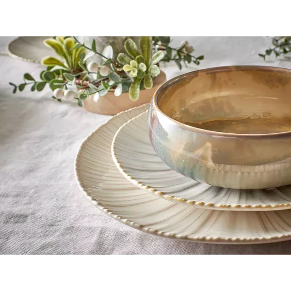 Pomax Mysa Dinerbord ø 26,2 Cm Porselein Wit - Afbeelding 3