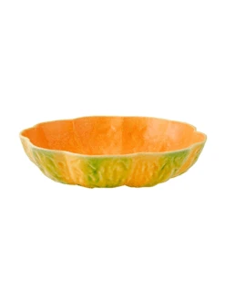Bordallo Pompoen Pastabord ø 26 Cm Aardewerk Oranje