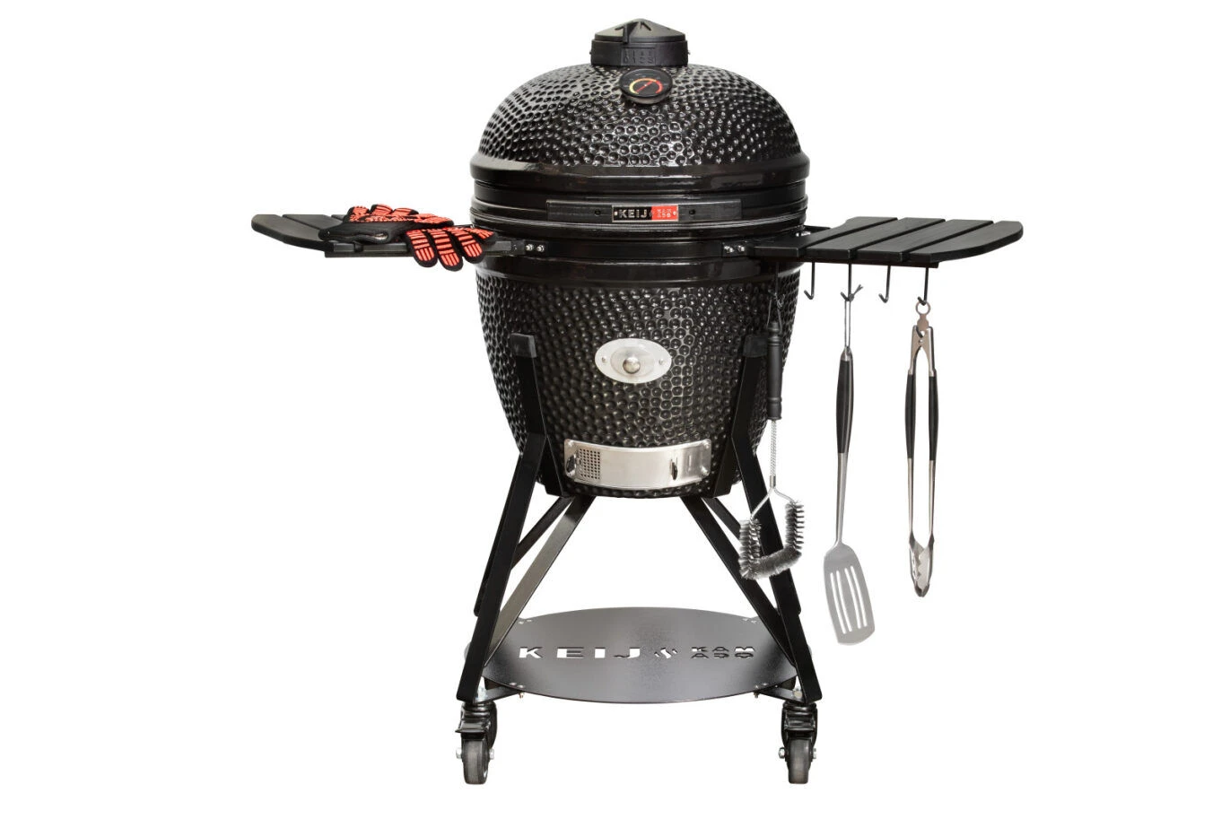 Keij Kamado Pro Large Barbecue Zwart 4 Keij Kamado Pro Large Barbecue Zwart - Afbeelding 4