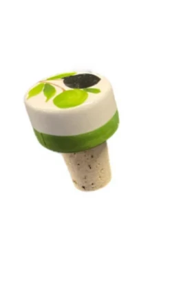 Oldenhof Wijnstopper Olijf Aardewerk Groen