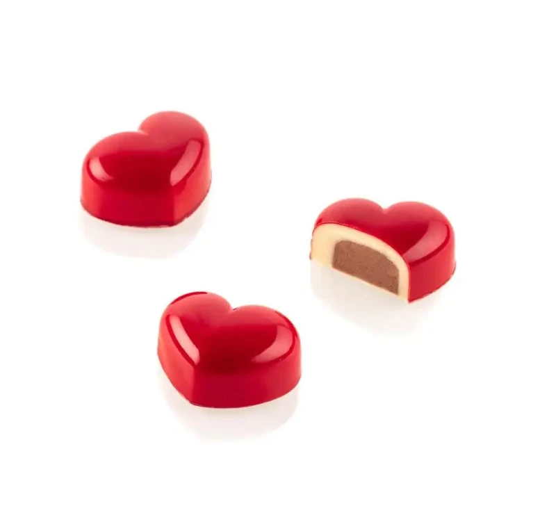 Silikomart Cuore Chocolademal Tritan Kunststof Transparant 2 Silikomart Cuore Chocolademal Tritan Kunststof Transparant - Afbeelding 2