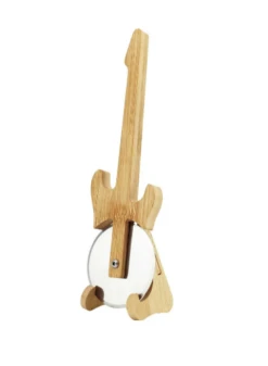 Winkee Guitar Pizza Cutter With Stand