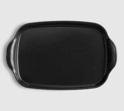 Emile Henry BBQ Plancha Grill 42,5 X 27,5 Cm Zwart