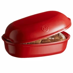 Emile Henry Le Pain Artisan Broodbakpan 34 X 21,5 Cm Aardewerk Grand Cru