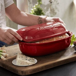 Emile Henry Le Pain Artisan Broodbakpan 34 X 21,5 Cm Aardewerk Grand Cru -Kook Winkel schermopname 753