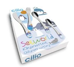 Cilio Seaworld Kinderbestek Rvs 4-delig