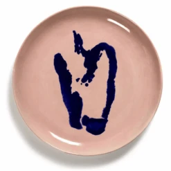 Serax Feast By Ottolenghi Bord M ø 22 Cm H 2 Cm Aardewerk Delicious Pink + Pepper Blue