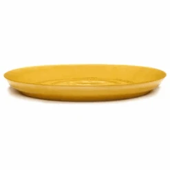 Serax Feast By Ottolenghi Serveerschaal M ø 34 Cm H 4 Cm Aardewerk Sunny Yellow + Swirl Dots Black