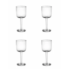 Serax Base Witte Wijnglas Recht 270 Ml ø 7,2 Cm H 17 Cm Glas 4 Stuks