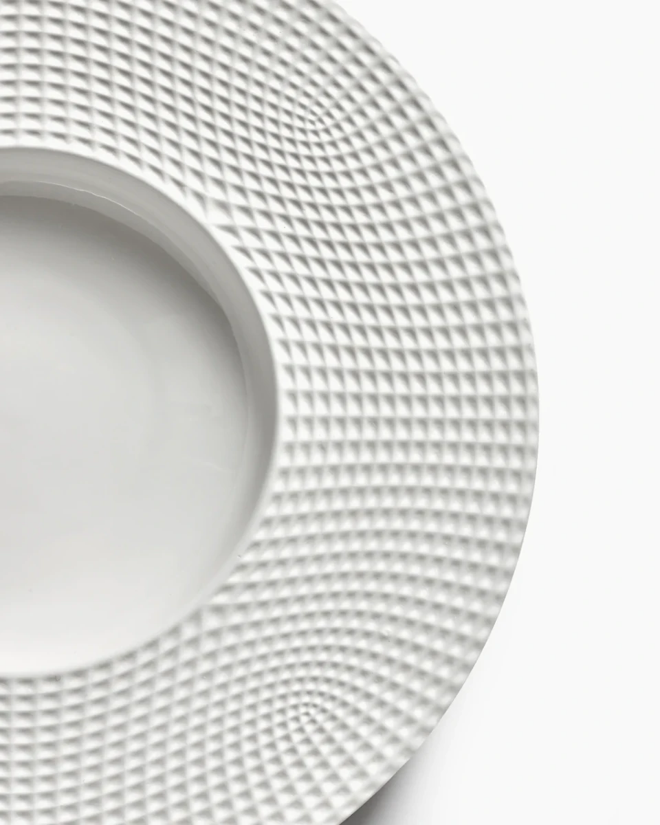 Serax Nido Diep Bord Met Brede Rand ø 28 Cm Porselein Wit - Afbeelding 4