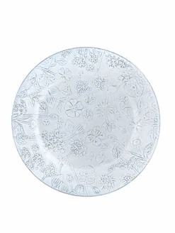 Bordallo Flora Serveerbord ø 34,5 Cm Aardewerk Wit