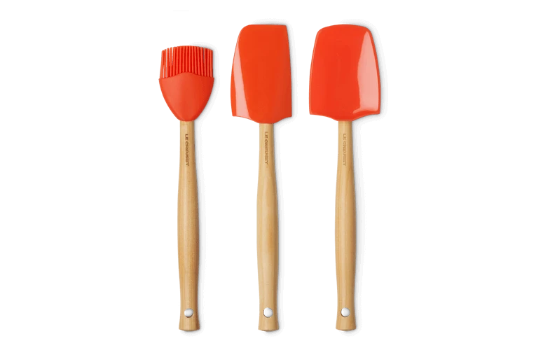 Le Creuset Spatelset Silicone Vulcanique 3-delig 1 Le Creuset Spatelset Silicone Vulcanique 3-delig