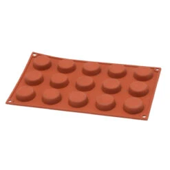 Silikomart Tortina Bakvorm 15 Schijven Silicone Bruin