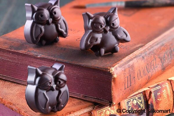 Silikomart EasyChoc Choco Gufi Bonbonvorm Uilen 21 Cm Silico - Afbeelding 2