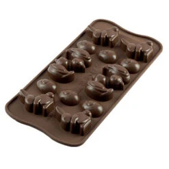 Silikomart EasyChoc Pasen 21 Cm Silicone Bruin