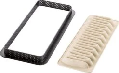 Silikomart Kit Tarte Nouvelle Vague Bakvorm 24 X 8 X 2,4 Cm Silicone Wit