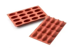 Silikomart Professional Sushi Nigiri Bakmat Silicone Bruin