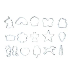 ScrapCooking Fairytale Uitsteekvormenset Rvs 16-delig