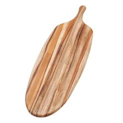 Teakhaus Canoe Paddle Serveerplank 67 X 21,5 Cm Teakhout