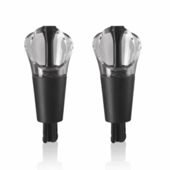 Vacu Vin Wijnstop En -schenker Kunststof Zwart 2-delig