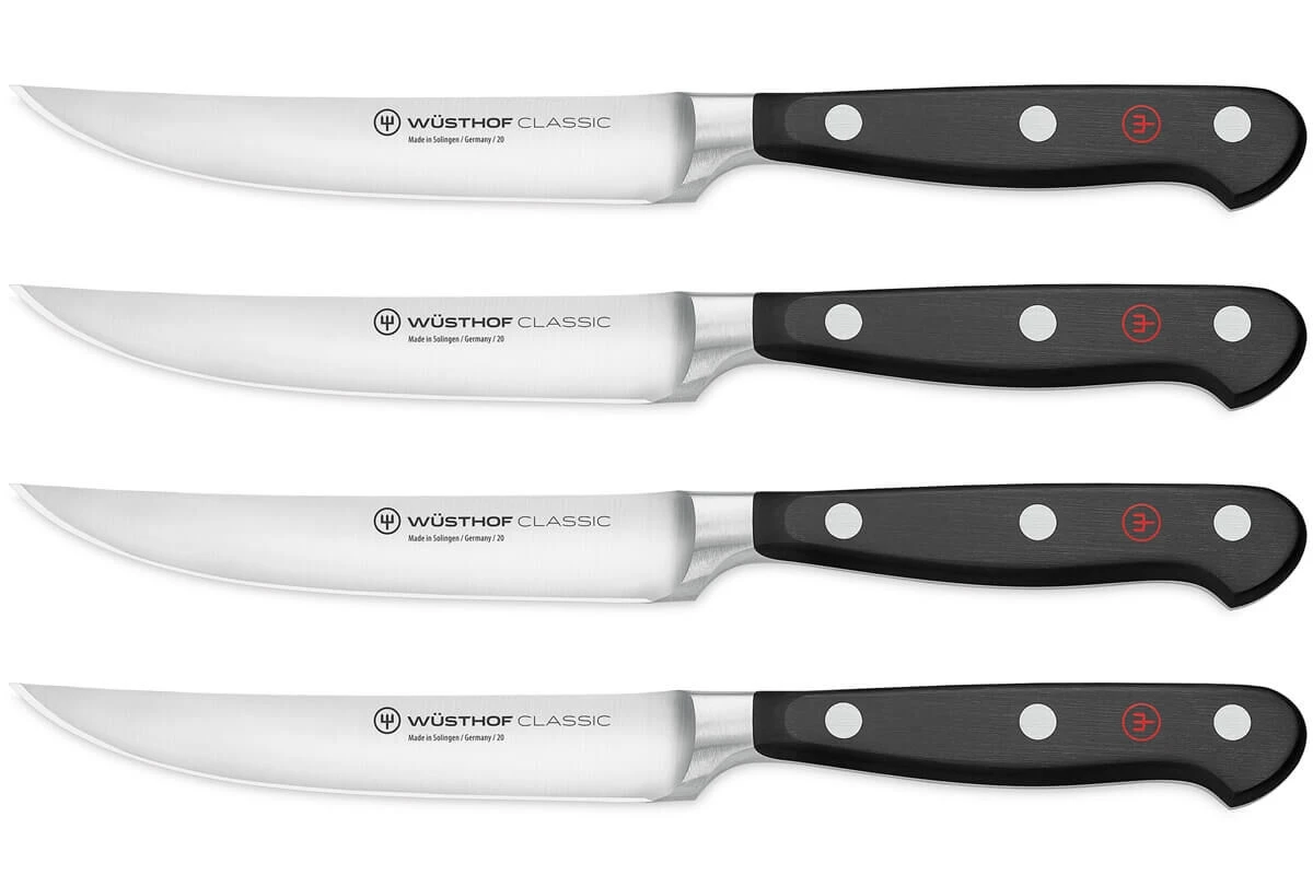 Wüsthof Classic Steakmessenset 12 Cm 4 Stuks 1 Wüsthof Classic Steakmessenset 12 Cm 4 Stuks