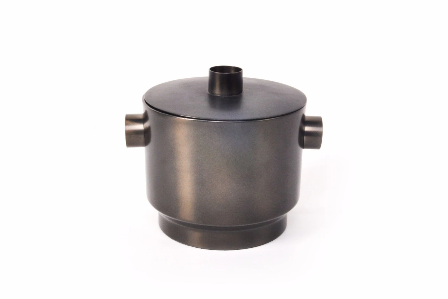 XLBoom Rondo Ijsblokjesemmer Rvs Zwart 1 XLBoom Rondo Ijsblokjesemmer Rvs Zwart