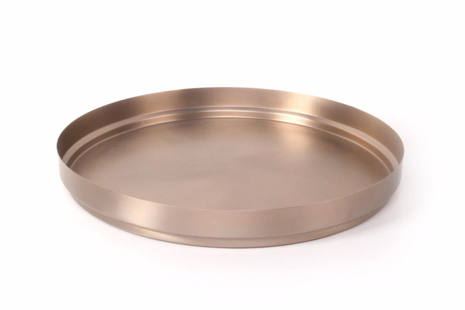 XLBoom Rondo Medium Dienblad ø 45,5 Cm Rvs Koper 1 XLBoom Rondo Medium Dienblad ø 45,5 Cm Rvs Koper