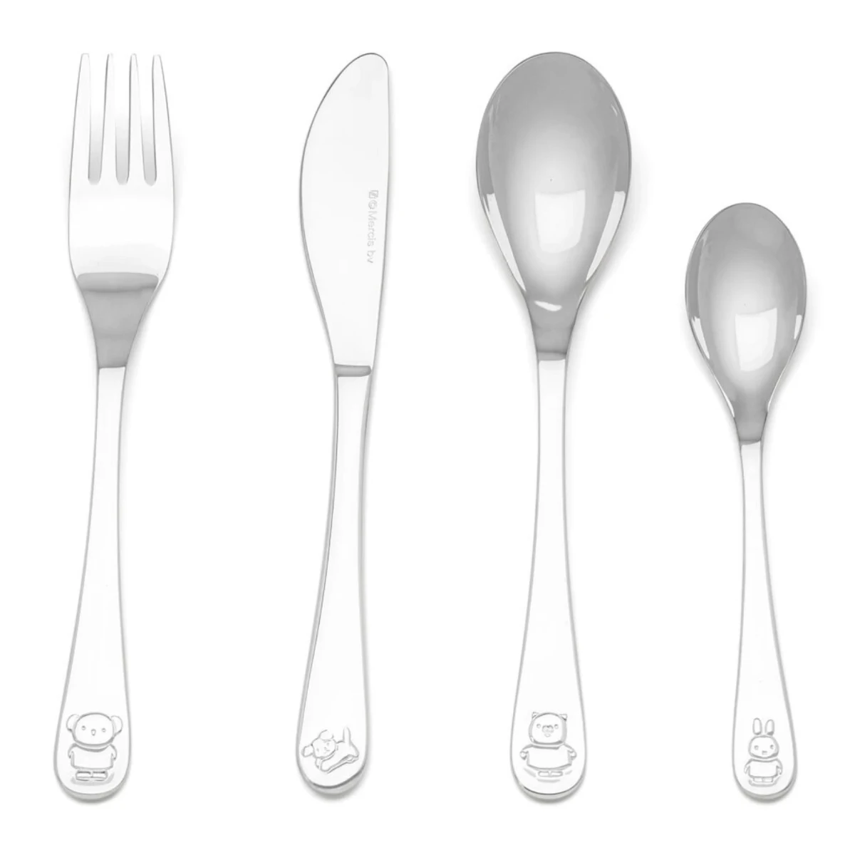 Zilverstad Nijntje Friends Kinderbestek Rvs 4-delig 2 Zilverstad Nijntje Friends Kinderbestek Rvs 4-delig - Afbeelding 2